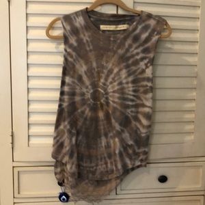 COPY - Raquel Allegra tye dye shirt with gauze back.